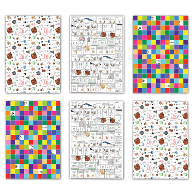 Wrapping Paper Packs - Assorted WBW Designs (18" x 24" Sheets)