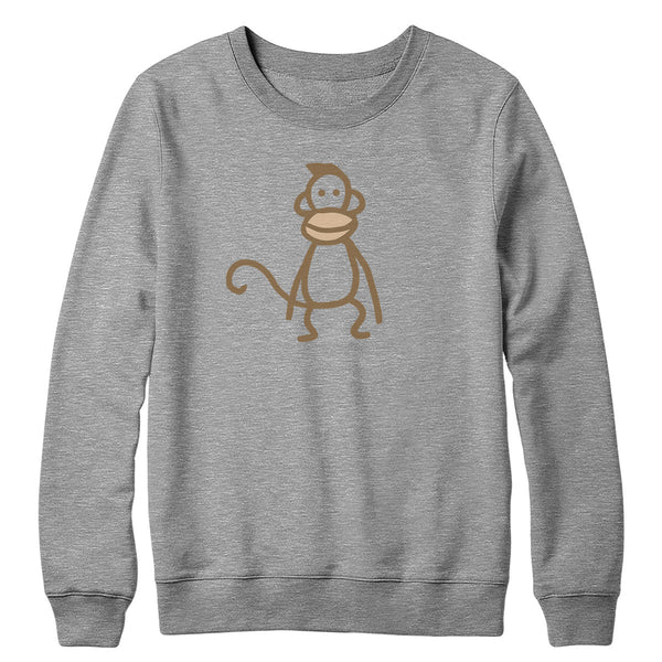 早い者勝ち XLARGE MONKEY WRENCHERS CREWNECK SWEATSHIRT wbw-igmonkey-crew-heather_600x