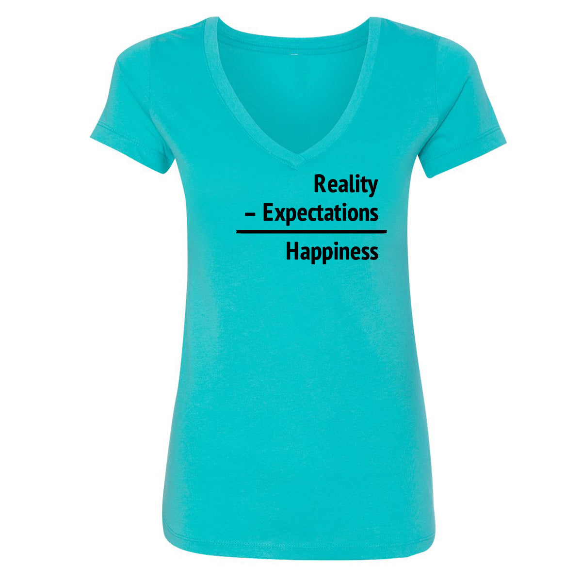 Happiness = Reality - Expectations Women's Tee