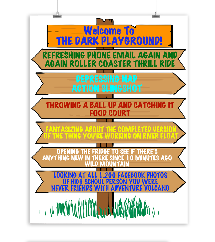 Dark Playground Poster (18"x24")