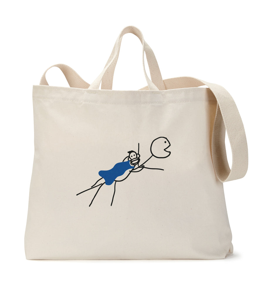 Flow – Monkey on Back Tote Bag