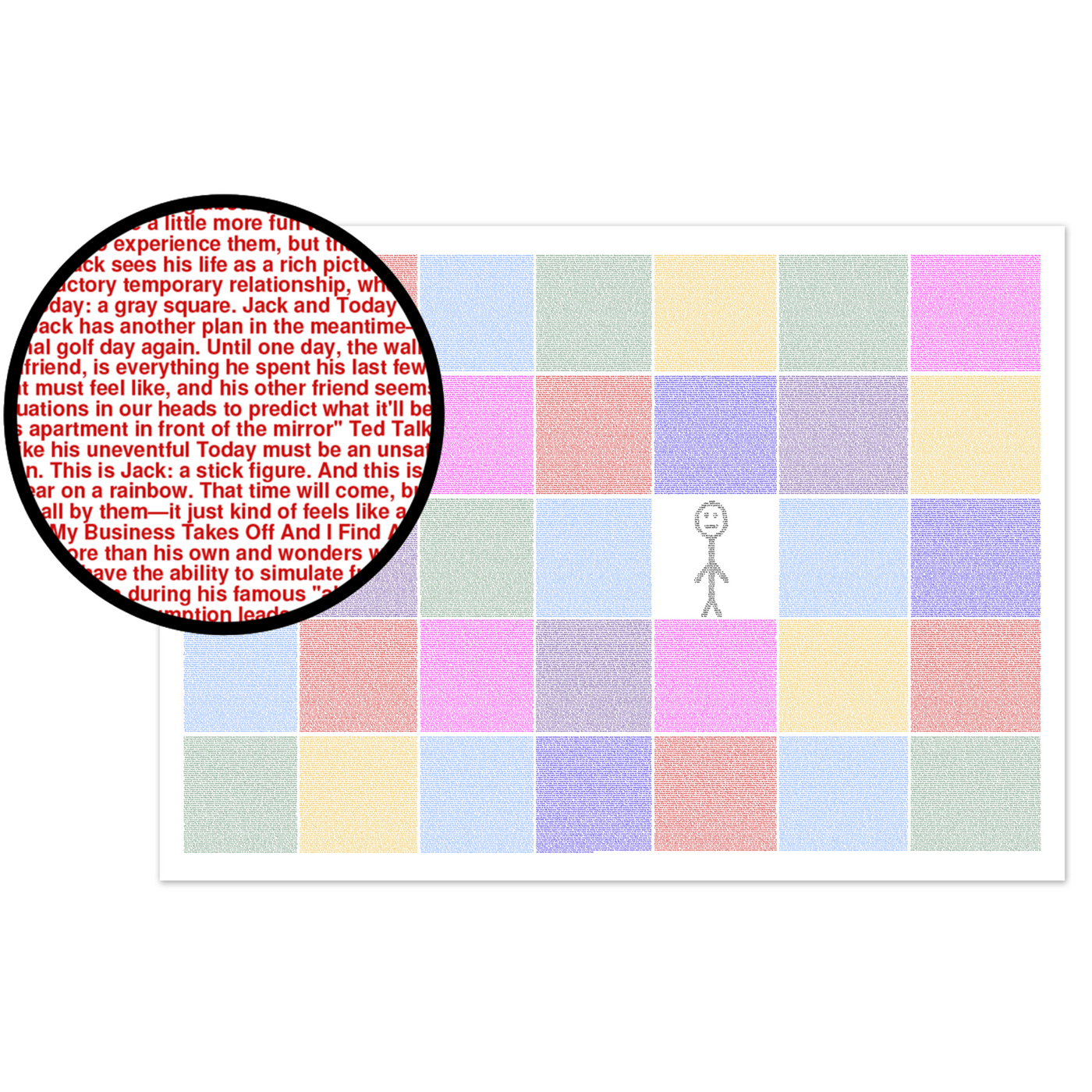 Life is a Picture, But You Live in a Pixel Article Poster (By Litographs) (24"x36")