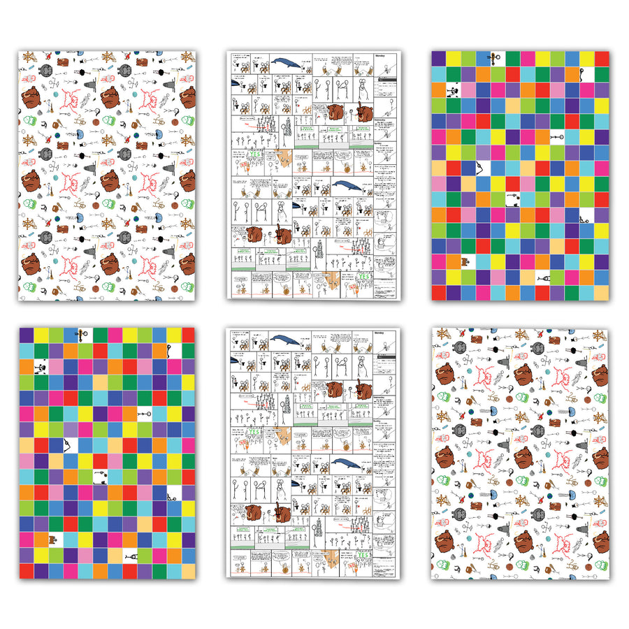 Wrapping Paper Packs - Assorted WBW Designs (18" x 24" Sheets)