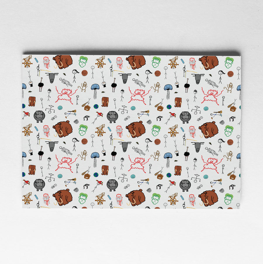 Wrapping Paper Packs - WBW Characters (18" x 24" Sheets)