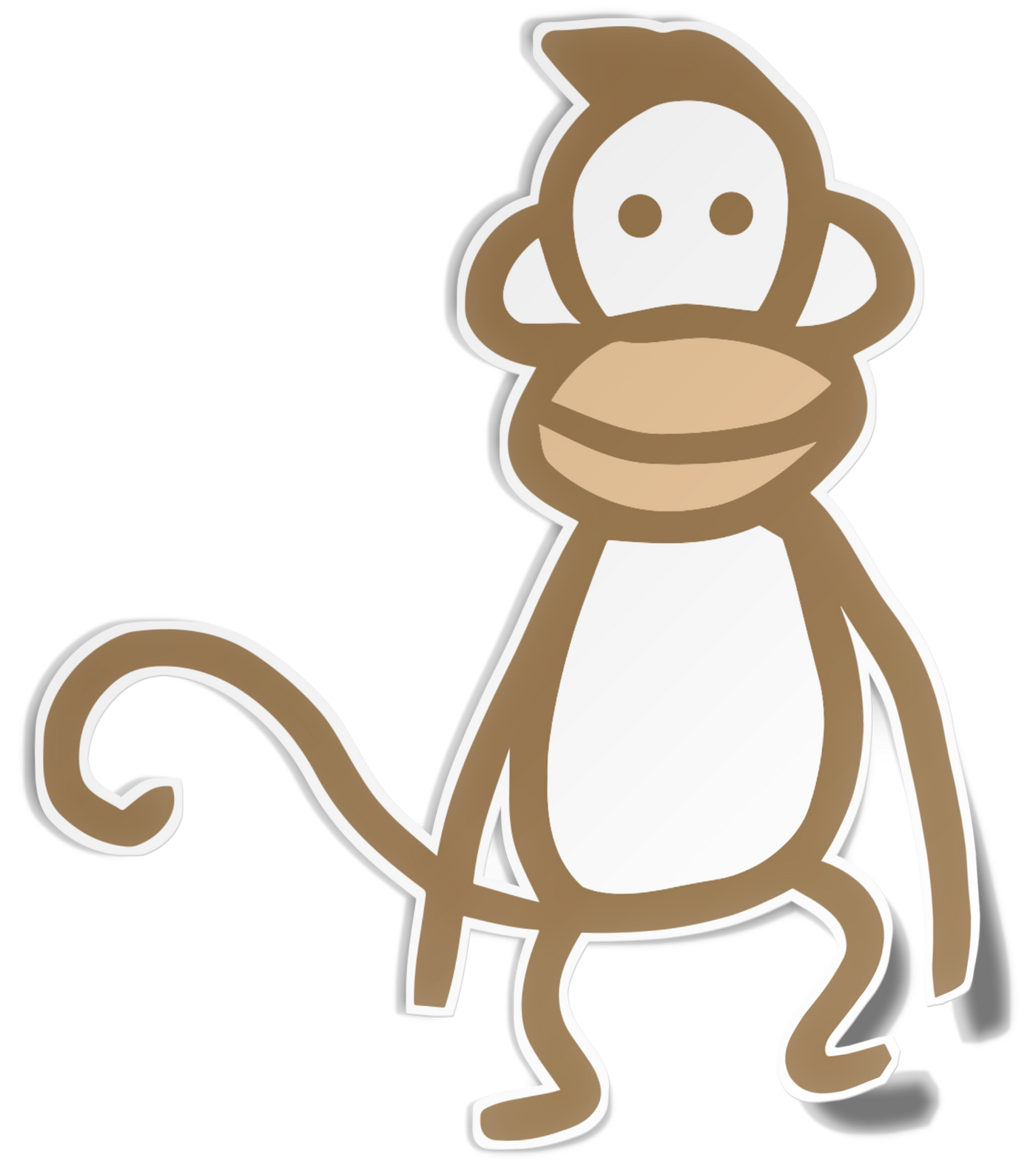 Instant Gratification Monkey Sticker