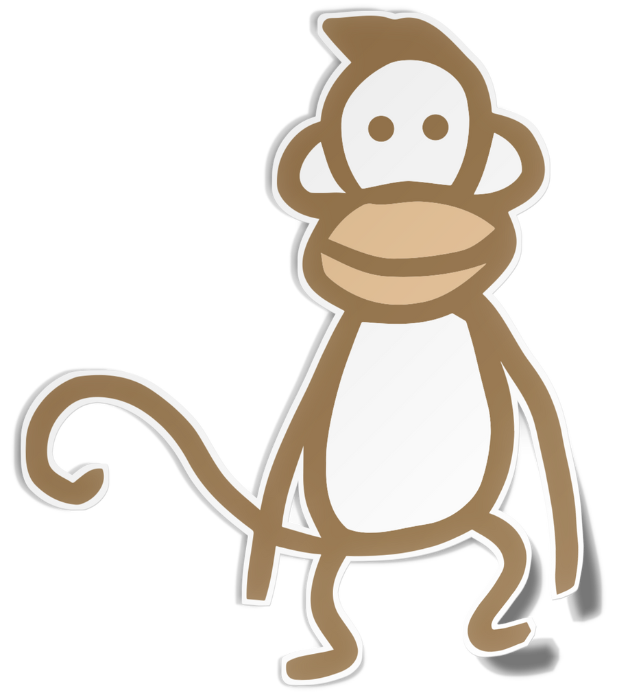 Instant Gratification Monkey Sticker