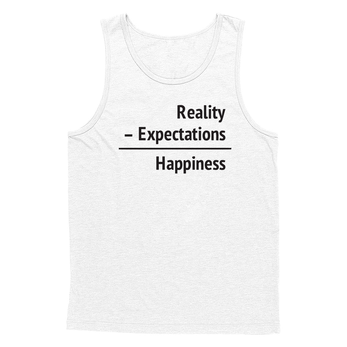 Happiness = Reality - Expectations Tank Top