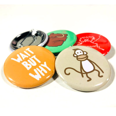 Wait But Why Buttons (5-Pack)