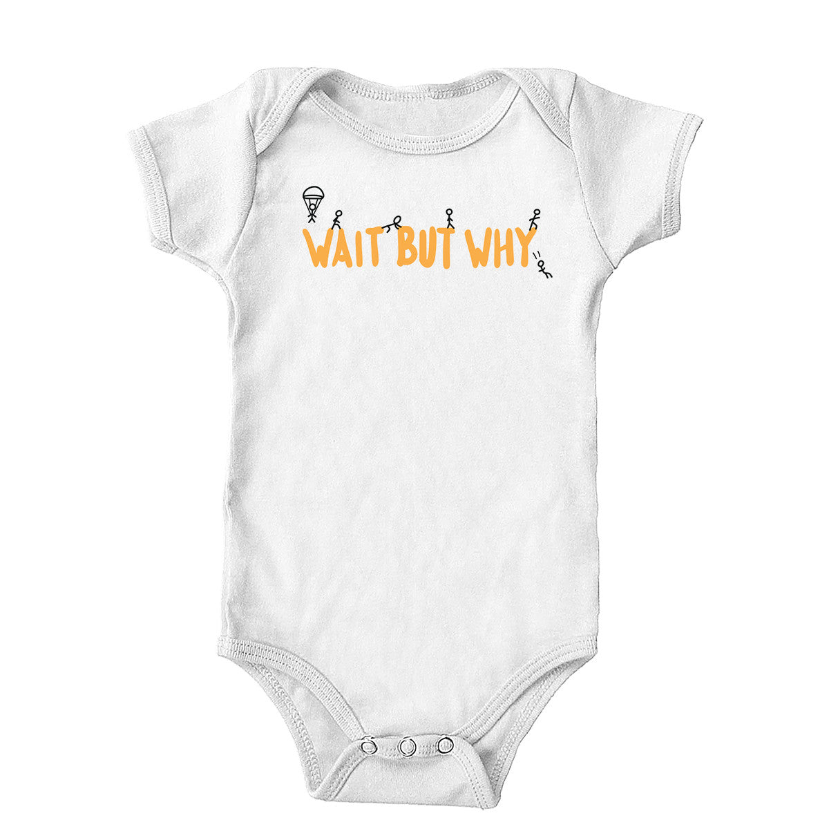 Wait But Why Logo Onesie