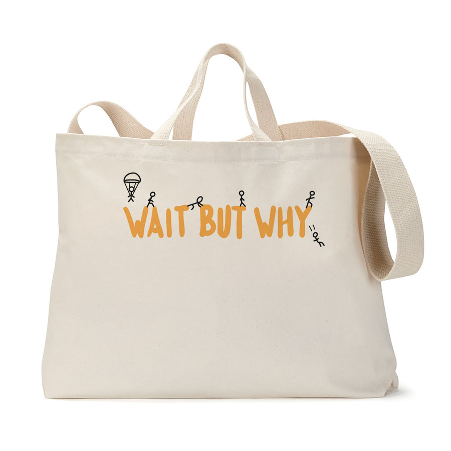Wait But Why Logo Tote Bag