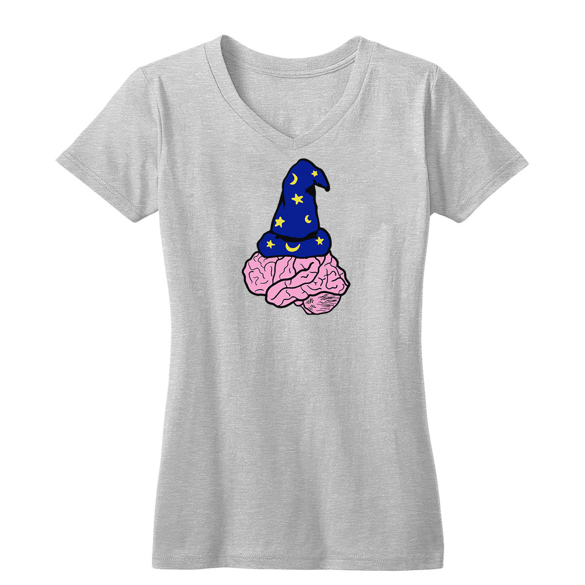 Wizard Brain Women's V-Neck