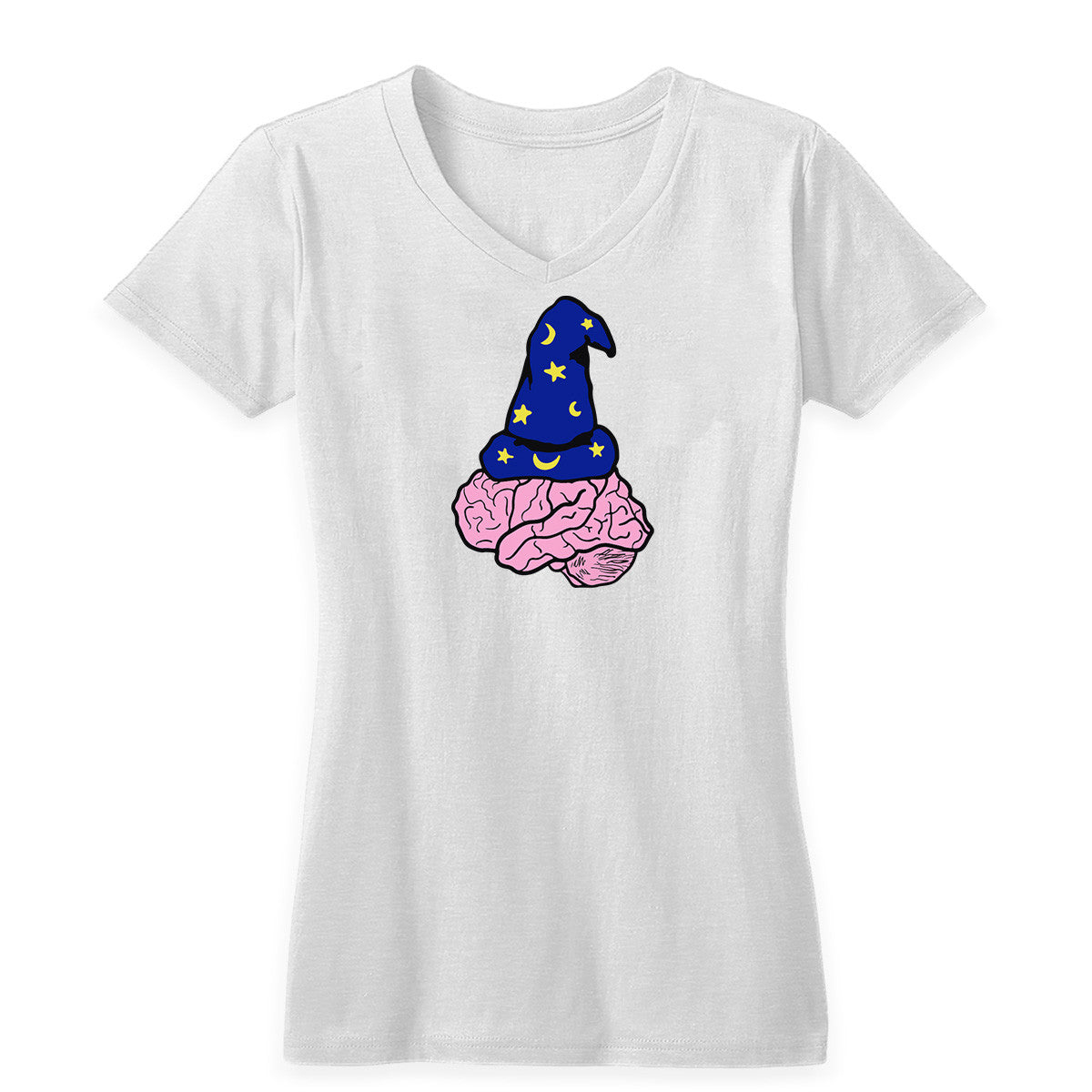 Wizard Brain Women's V-Neck